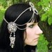 Custom Crystal Art Nouveau Mucha Rhinestone Headdress exclusive by Raven Eve Jewelry
