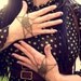 Houdini Chain Half Glove Steampunk Slave Bracelet Hand Jewelry LEFT HAND one piece