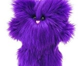 Petunia in Purple -- Cuddly Plush Monster