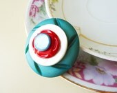 Vintage Button Jewelry, The Ancient Elements Vintage Button Pin
