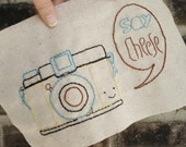 Say Cheese - Camera PDF Mini Embroidery Pattern