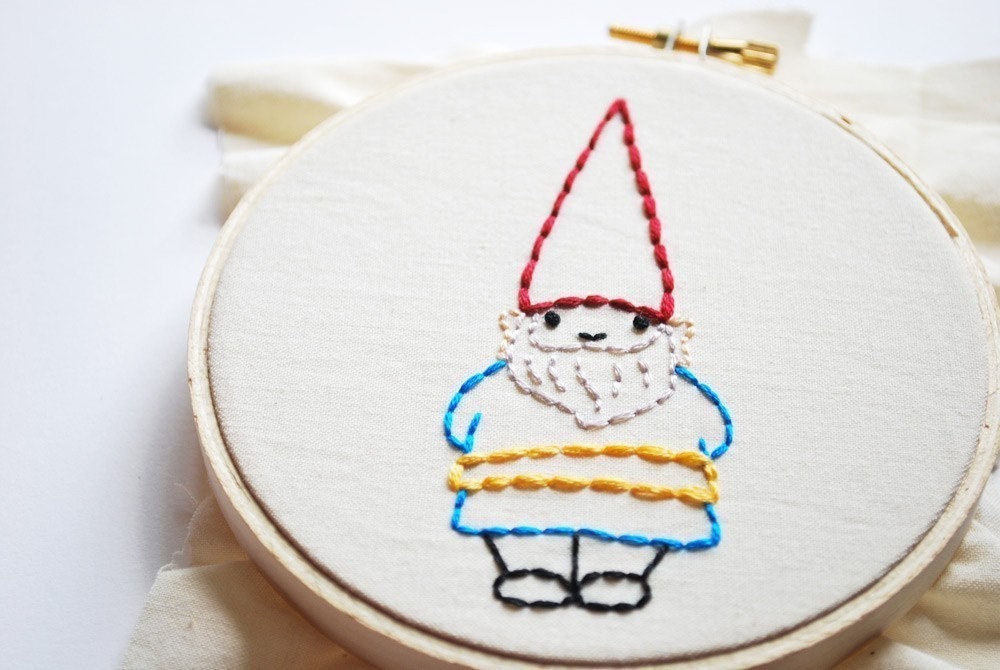 In the Backyard - Summer Embroidery Pattern