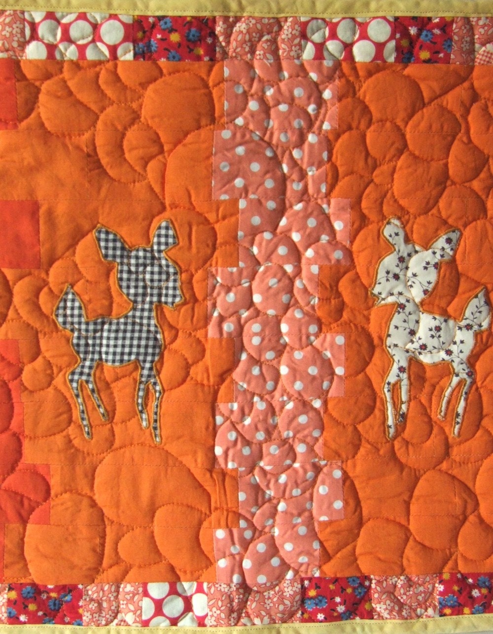 oh deer - doll quilt