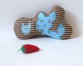 emery cloud pincushion - blue deer
