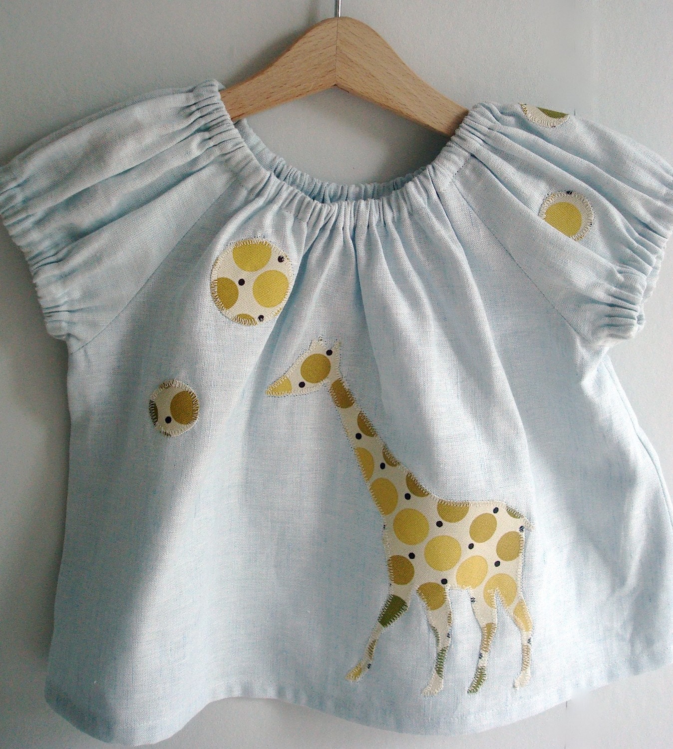 Giraffe Spots Baby Blouse 6-12, 1-2 yrs, 2-3yrs, 4-5yrs