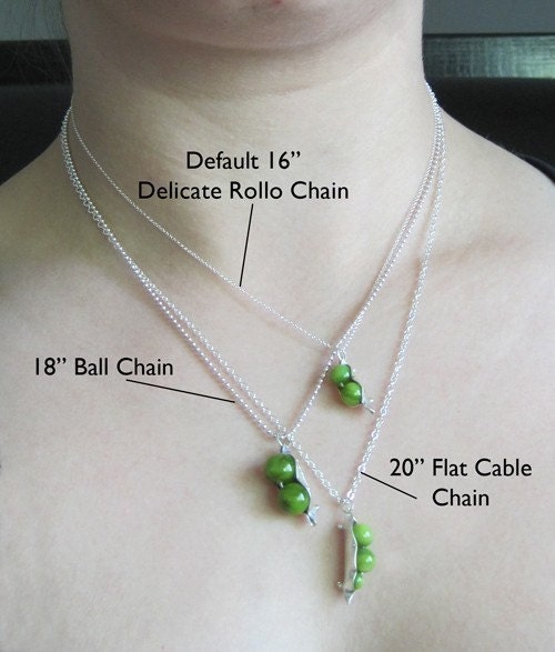 Two Peas in a Pod Necklace