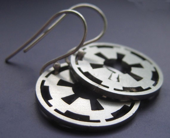 Star Wars Imperial Insignia Earrings