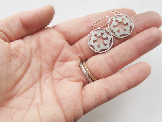 Star Wars Imperial Insignia Earrings