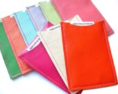 Sasha Leather Business Card Holder TM, Leather Credit Card Holder, ID Wallet, Credit Card Case, Credit Card Wallet, Metro Card Holder