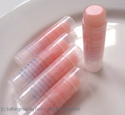 Pink Bubblegum Handmade Lip Gloss-Balm - VEGAN