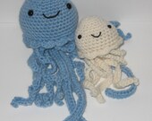 Baby Jellyfish and his daddy - Crochet Pattern