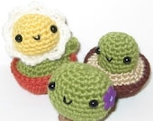 Tiny Amigurumi Plants crochet pattern - PDF Digital Download
