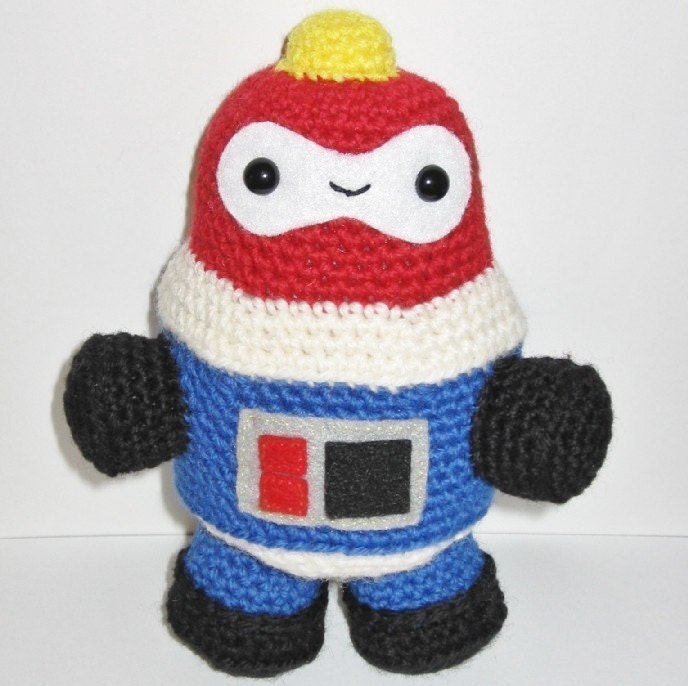 A Little Robot amigurumi crochet pattern - PDF Digital Download