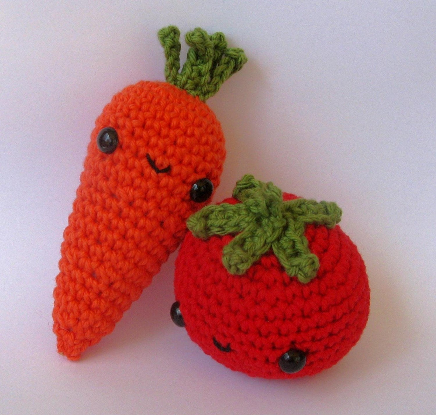 Carrot and Tomato crochet pattern