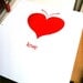 Let Love Grow - hand screen printed, limited edition art, silkscreen print