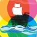 Giclee Sea Voyage Print - Ghost Ship By Day print - Nautical Ship art print