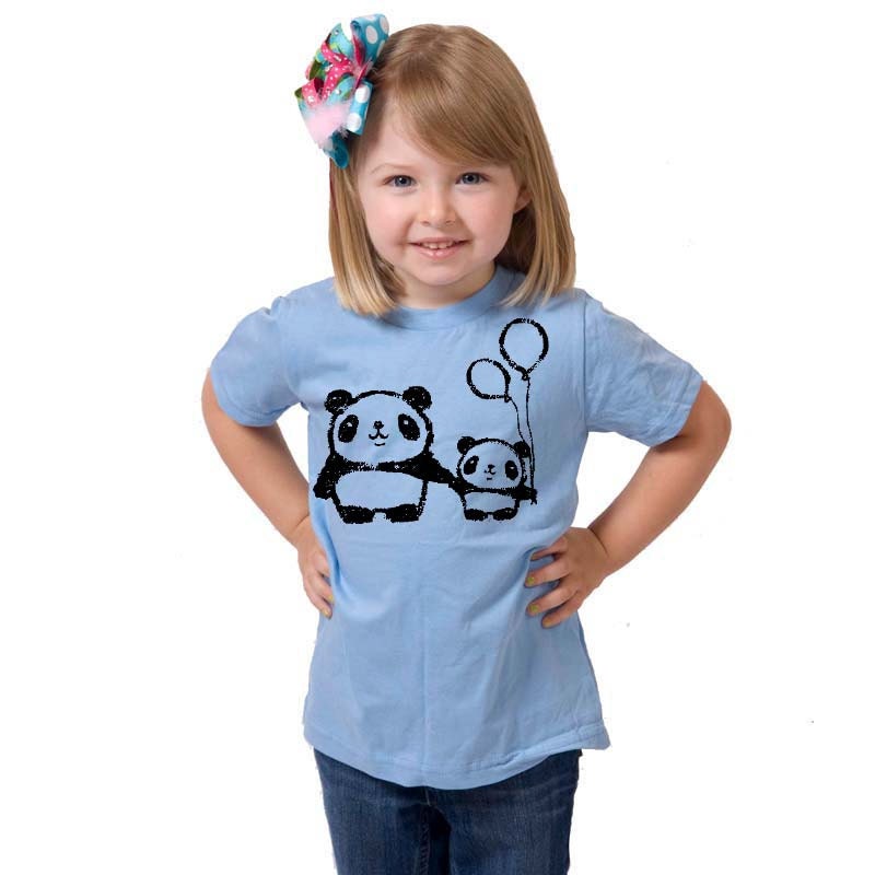 Panda Love American Apparel Kids Tee