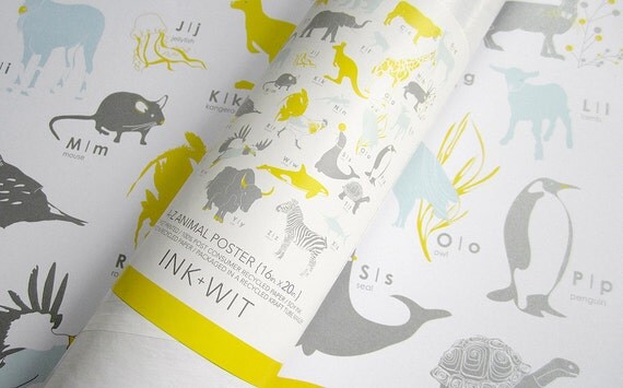 Sale Animal A-Z Poster