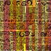 Original Monoprint - HUNDERTWASSER 4 One of a KindLinocut Block Print 20 x 26