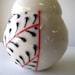 Small Black and Red Vase