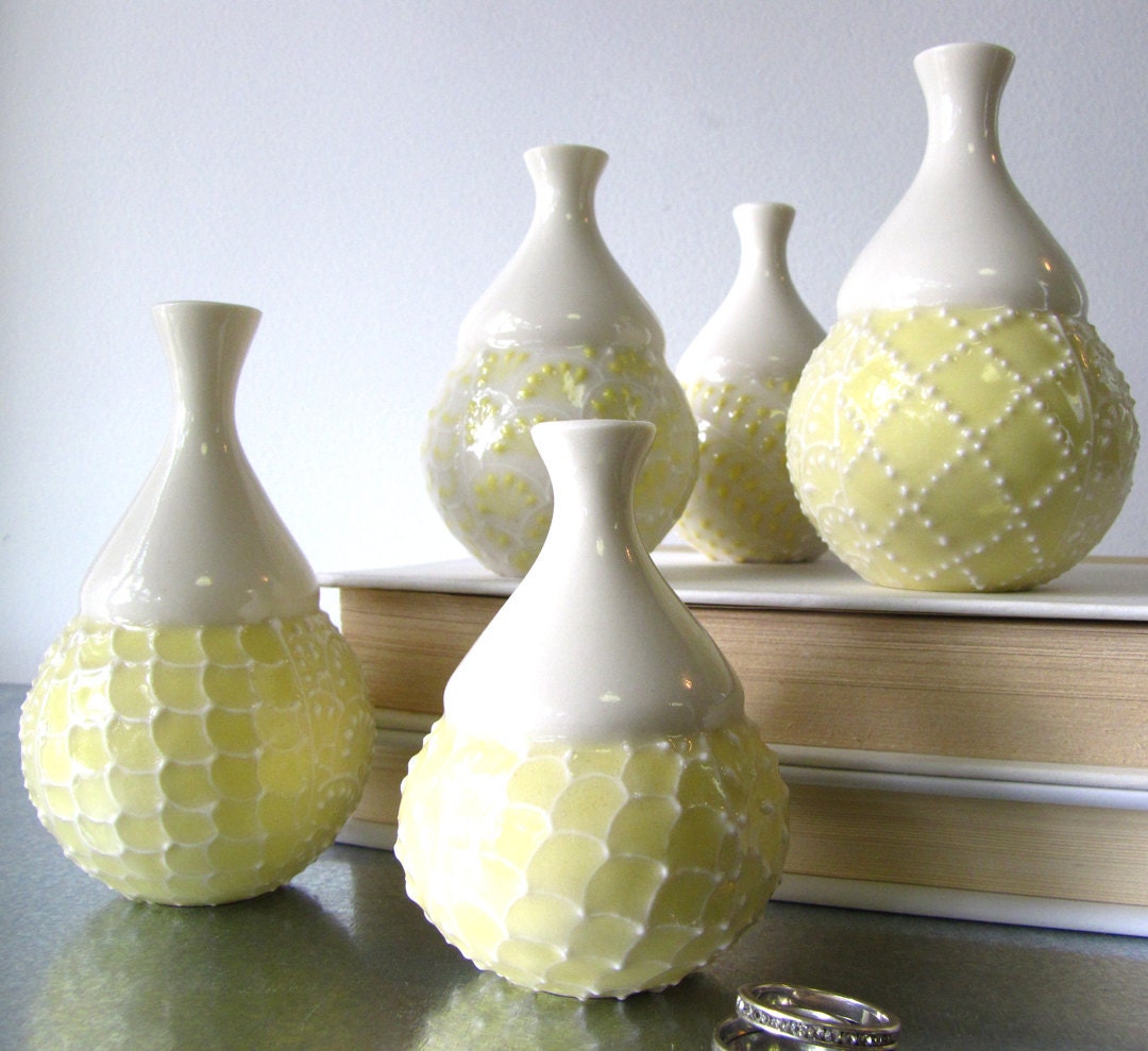 Yellow Bud Vase