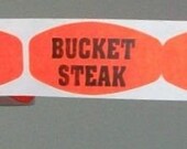 80 mildly upsetting 'bucket steak' stickers, SALE