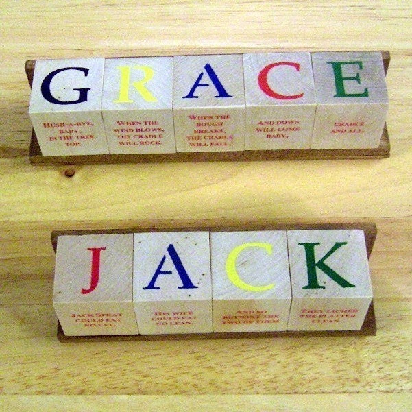 Personalized NameBlox - Pick Your Text