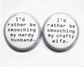 1 Inch Pinback Buttons - The Dynamic Duo