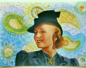 Original ACEO - The Sea Lived In Her Dreams