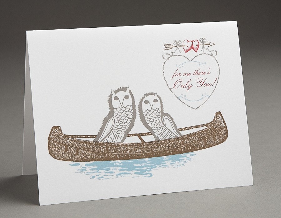 Owl Sweethearts - Greeting Card