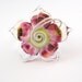 Speckle Pink Lampwork Ring - Angelfire Art Glass