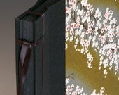 Handmade Photo Album - Black & Red Cherry Blossom - Small