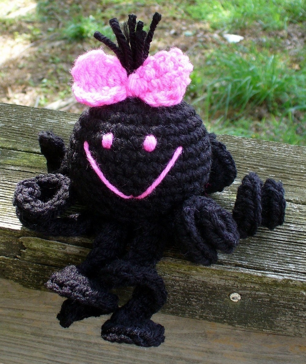 Abbie the Black Octopus - Crochet Amigurumi