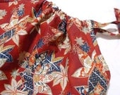 Pillowcase dress - Japanese maple in red - 2T - 3T -