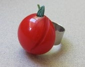 Big Bakelite Cherry Ring