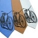 Bicycle Silk Tie