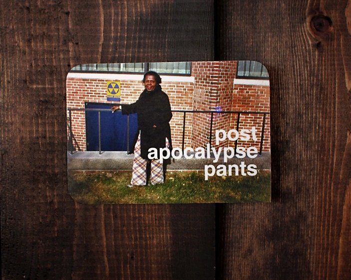 Post Apocalypse Pants - Blank Correspondence card