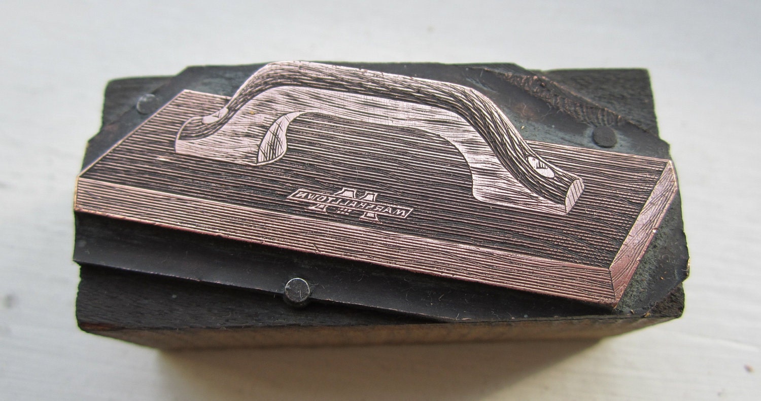 Vintage Letterpress Printers Block Marshalltown Plaster Float