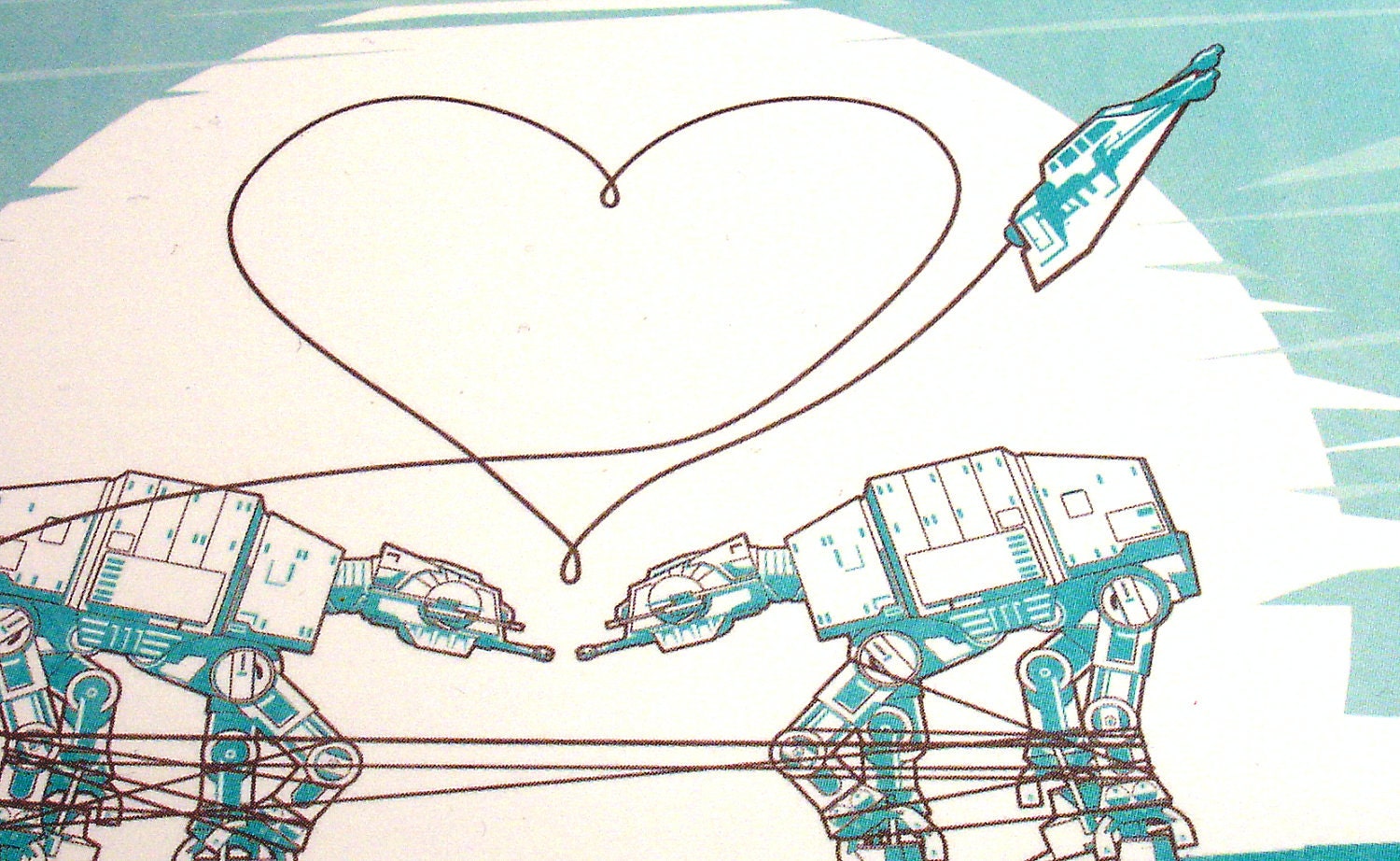 Postcard: AT-AT Love