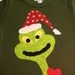 Boys Christmas applique long sleeve tshirt   READY TO SHIP in brown-toddler holiday outfit