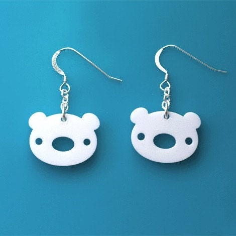 Cute bear earrings