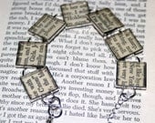 The Catcher in the Rye Recycled Book Bracelet - Literary Jewelry, J.D. Salinger