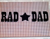 RAD DAD note card