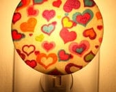 Hearts in love Nightlight Design