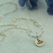Tiny Word Charm - Les Petite Collection - necklace in sterling silver by Kathryn Riechert - choose from several words