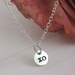 Silver necklace - XO charm - sterling silver necklace by Kathryn Riechert