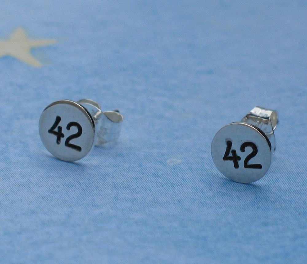 Your Answer to Life the Universe and Everything STUD earrings