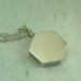 Honeycomb Necklace - in sterling silver by Kathryn Riechert