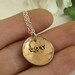 Lucky Penny Necklace -- sterling silver with a coin by Kathryn Riechert