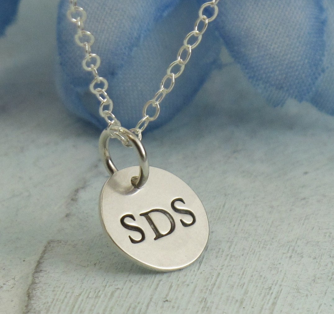 Custom Monogram Necklace - Choose your own initials - sterling silver necklace by Kathryn Riechert